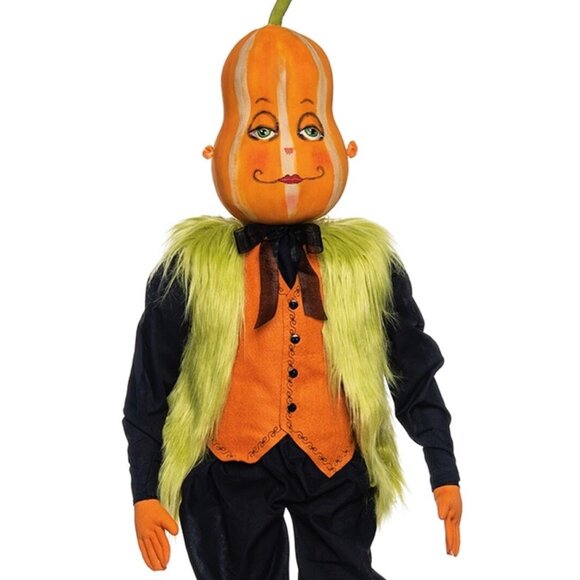 Gregorio Gourd Pumpkin Doll - Picture 3 of 5